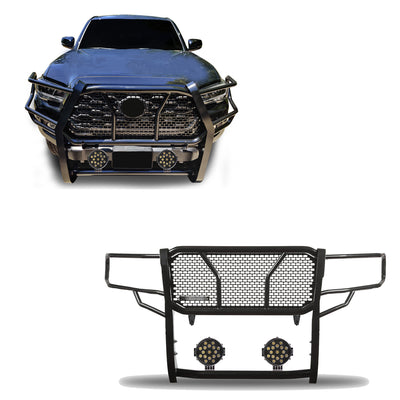 Rugged Heavy Duty Grille Guard Kit <br> 16-23 Toyota Tacoma