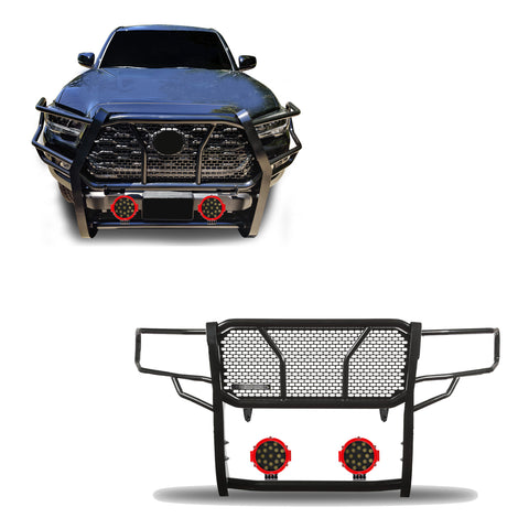 Rugged Heavy Duty Grille Guard Kit <br> 16-23 Toyota Tacoma