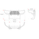 Rugged Heavy Duty Grille Guard Kit <br> 16-23 Toyota Tacoma