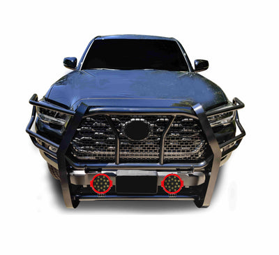 Rugged Heavy Duty Grille Guard Kit <br> 16-23 Toyota Tacoma