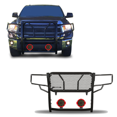 Rugged Heavy Duty Grille Guard Kit <br> 07-21 Toyota Tundra, 08-20 Sequoia