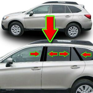 Pillar Post Trims <br> 10-14 Subaru Outback