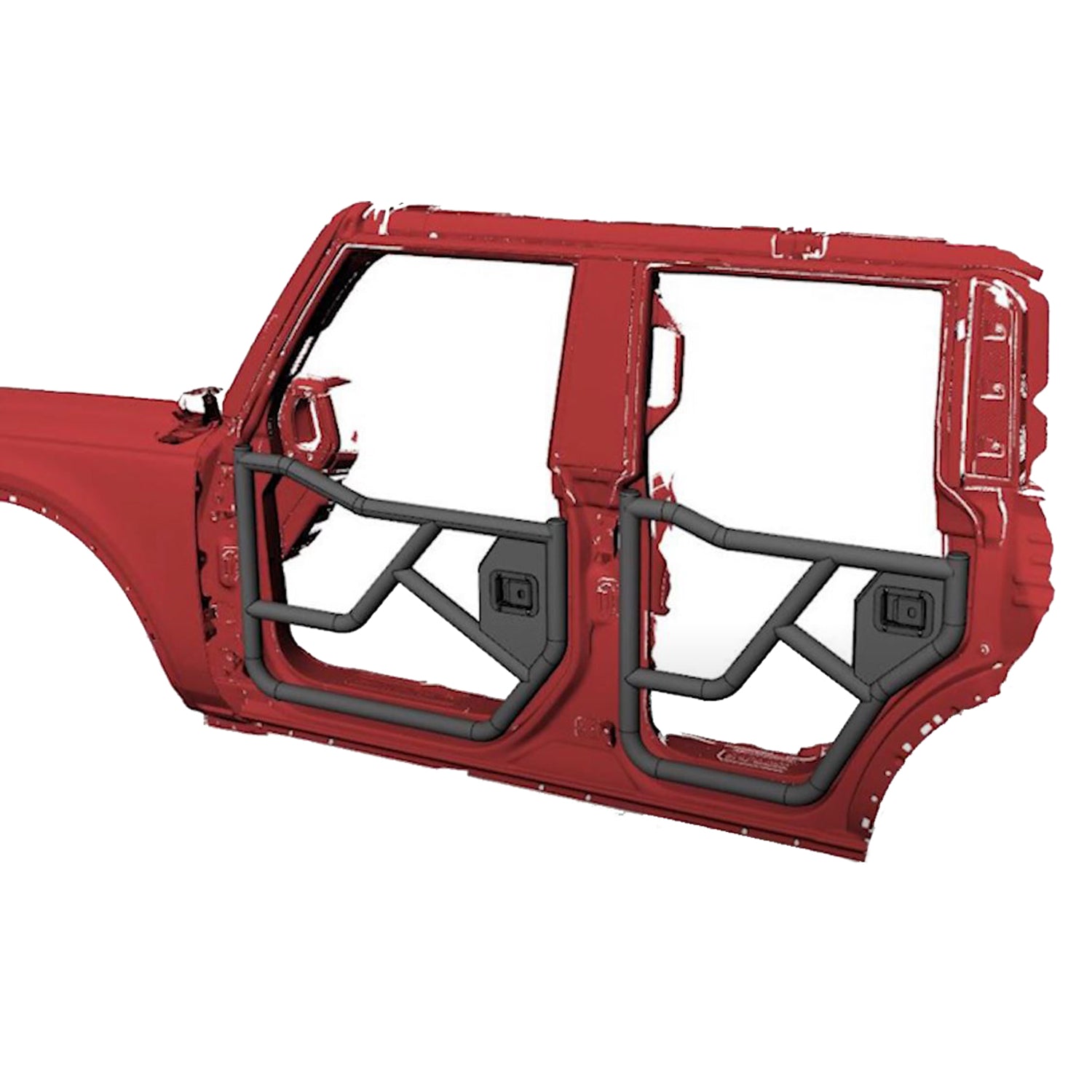 Tubular Front & Rear Doors <br> 21-24 Ford Bronco