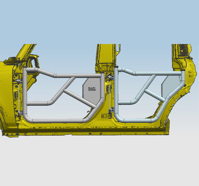 Tubular Front & Rear Doors <br> 21-24 Ford Bronco