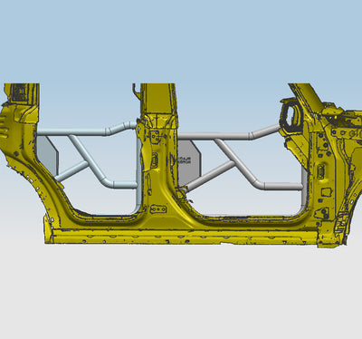 Tubular Front & Rear Doors <br> 21-24 Ford Bronco