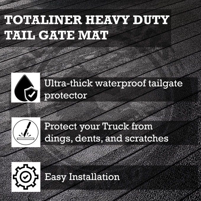 Totaliner Tail Gate Mat <br> 19-25 Chevrolet Silverado 1500 ,GMC Sierra 1500