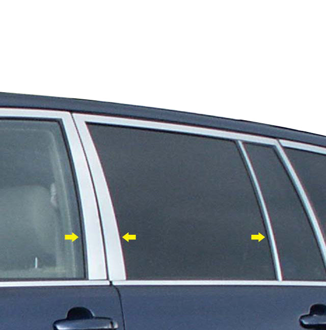 Pillar Post Trims <br> 08-13 Toyota Highlander