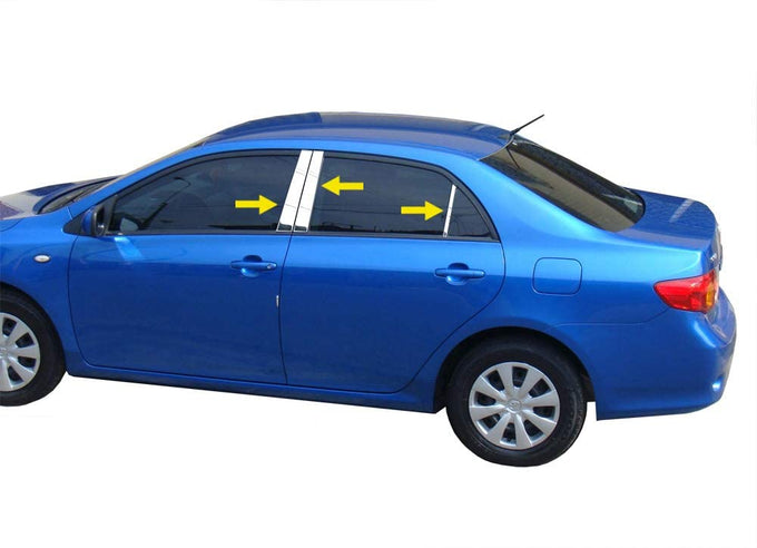 Pillar Post Trims <br> 09-13 Toyota Corolla