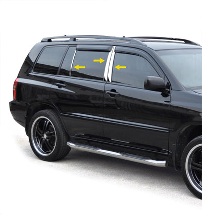 Pillar Post Trims <br> 03-07 Toyota Highlander