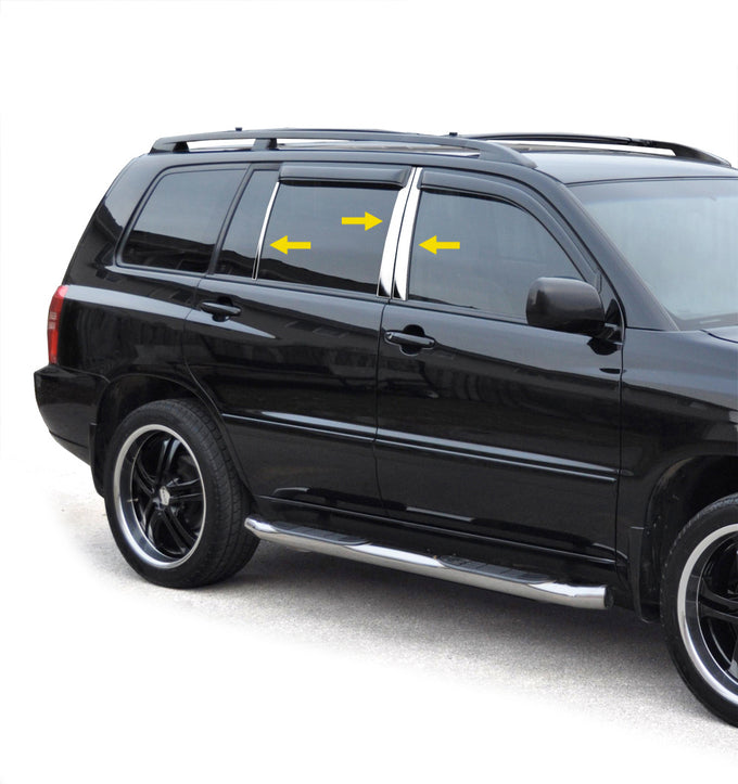 Pillar Post Trims <br> 03-07 Toyota Highlander