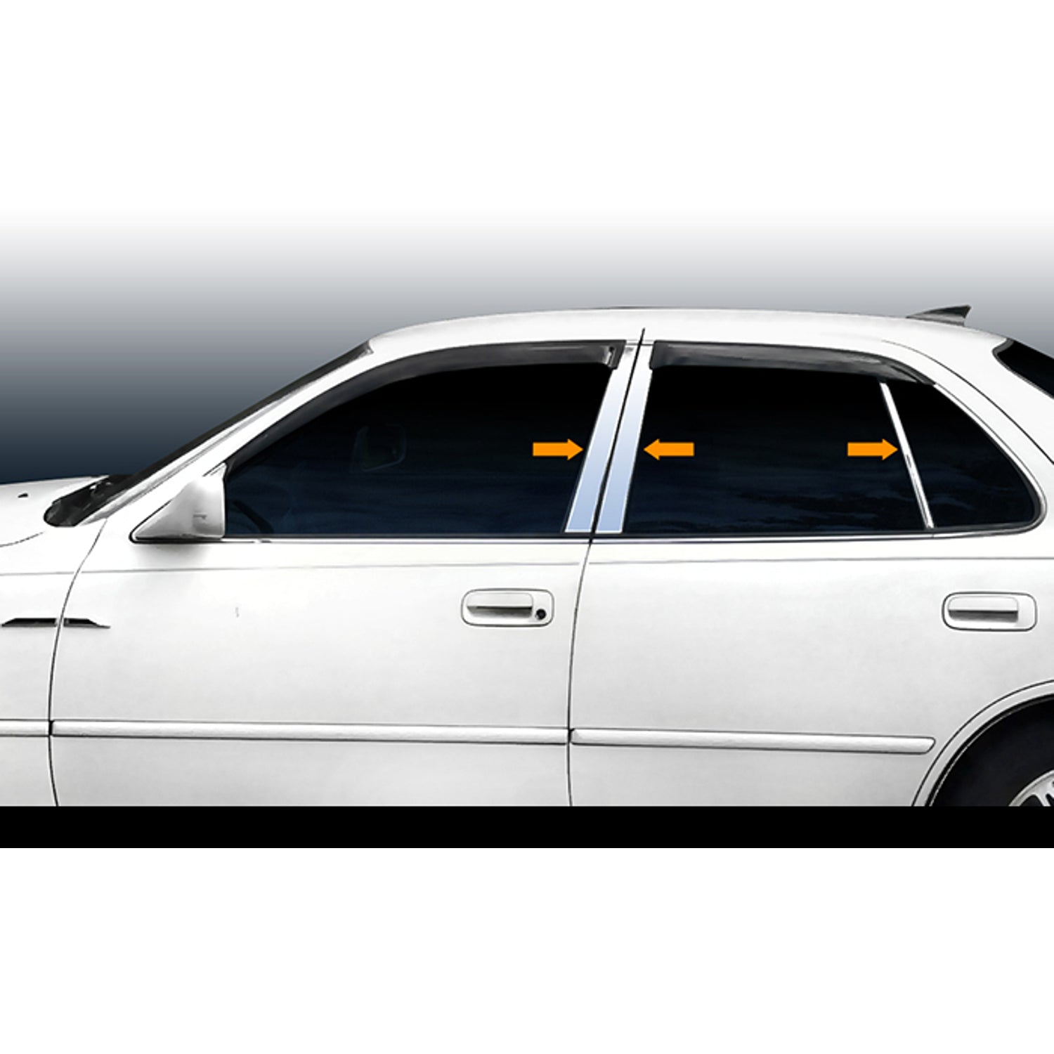Pillar Post Trims <br> 92-96 Toyota Camry