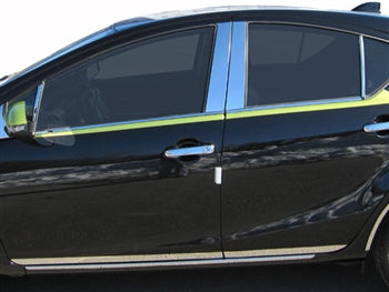 Pillar Post Trims <br> 12-16 Toyota Prius C