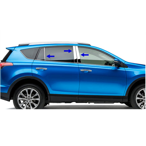 Pillar Post Trims <br> 13-16 Toyota RAV4