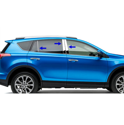 Pillar Post Trims <br> 13-16 Toyota RAV4