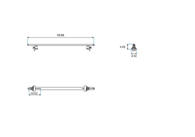 Traveler Cross Bar <br> 13-25 Ram1500 16-25 Toyota Tacoma
