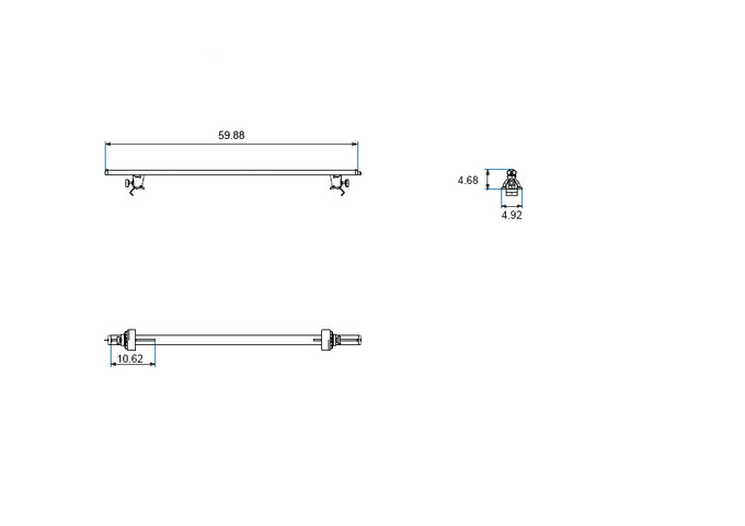 Traveler Cross Bar <br> 13-25 Ram1500 16-25 Toyota Tacoma