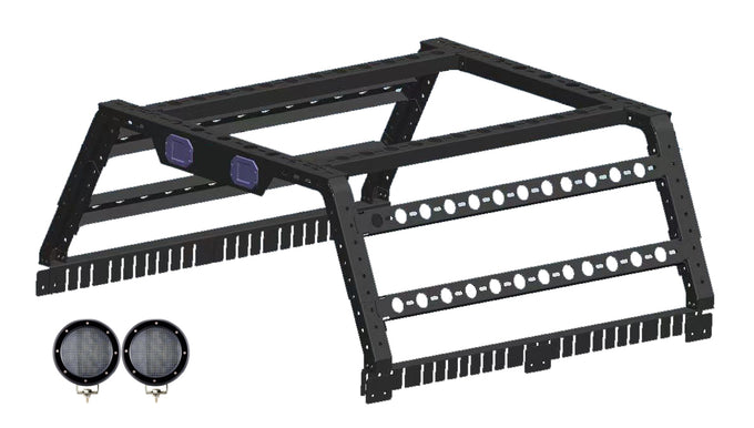 Traveler Overland Utility Bed Rack Kit <br> 07-24 Toyota Tundra, 05-24 Toyota Tacoma