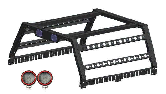 Traveler Overland Utility Bed Rack Kit <br> 07-24 Toyota Tundra, 05-24 Toyota Tacoma