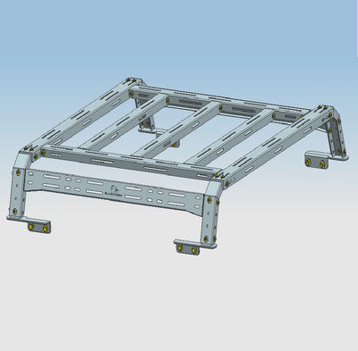 Traveler Overland Utility Bed Rack <br> 14-24 Chevy Silverado 1500, 15-24 Toyota Tundra
