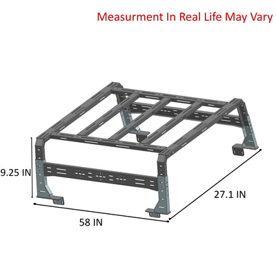Traveler Overland Utility Bed Rack <br> 14-24 Chevy Silverado 1500, 15-24 Toyota Tundra