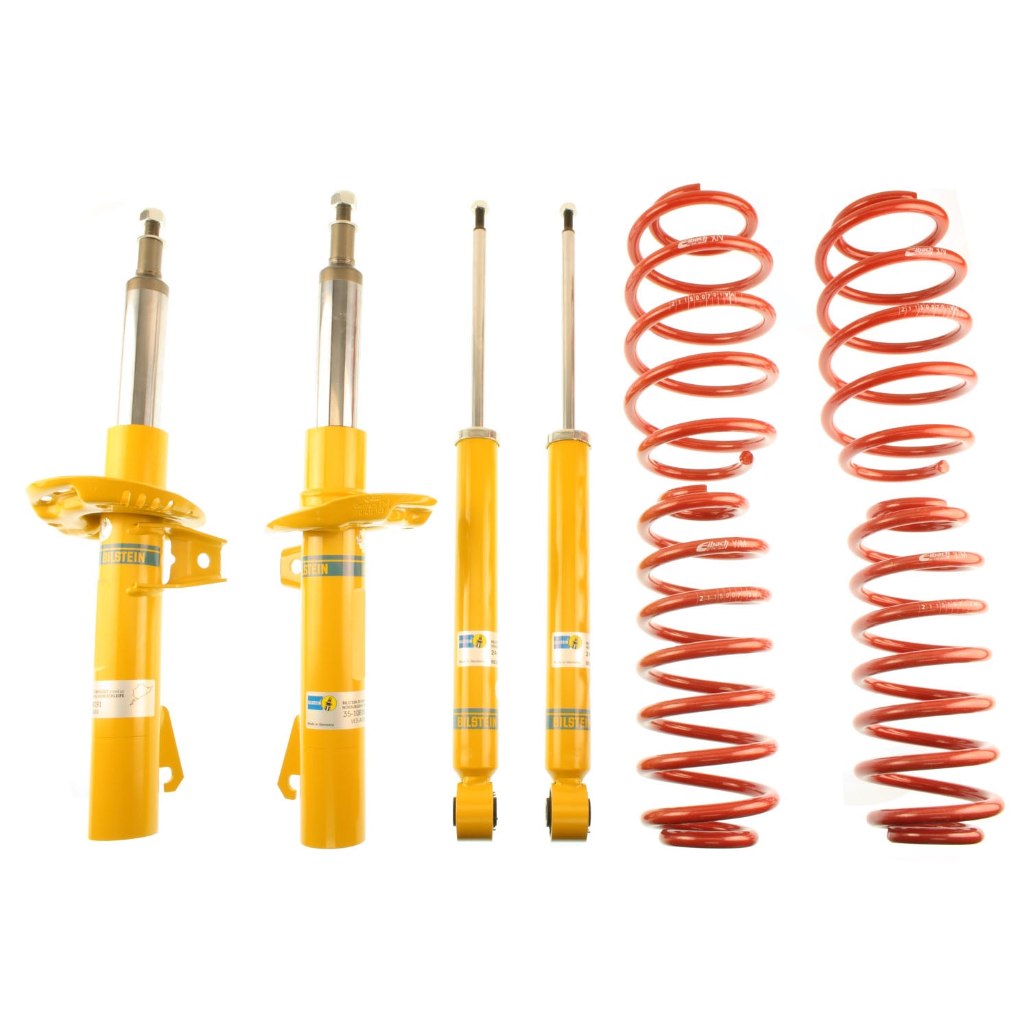 B12 Front and Rear Complete Suspension Kit <br>05-18 Volkswagen Jetta