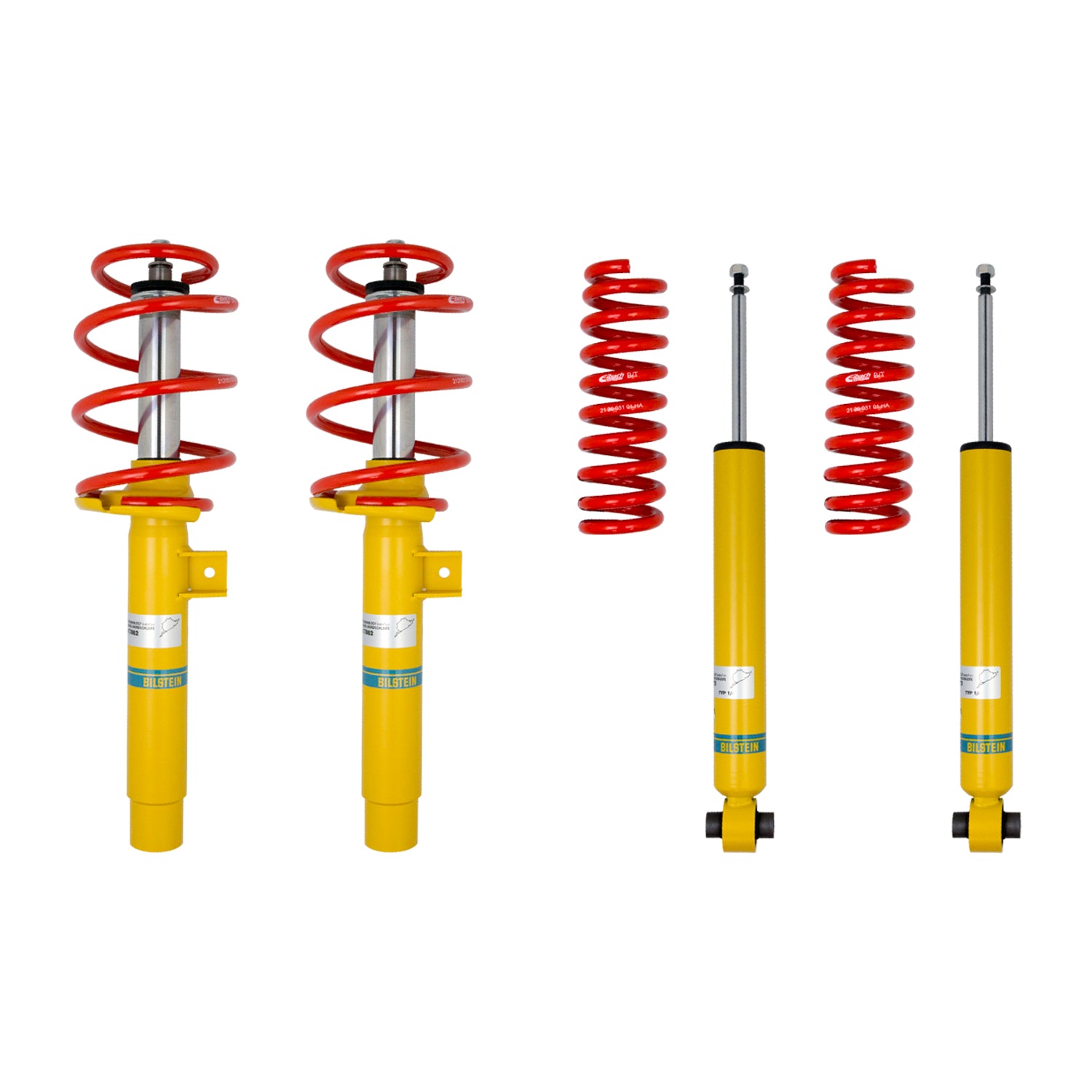 B12 (Sportline) Front and Rear Monotube Kit <br>13-18 BMW 320i, 12-16 BMW 328i