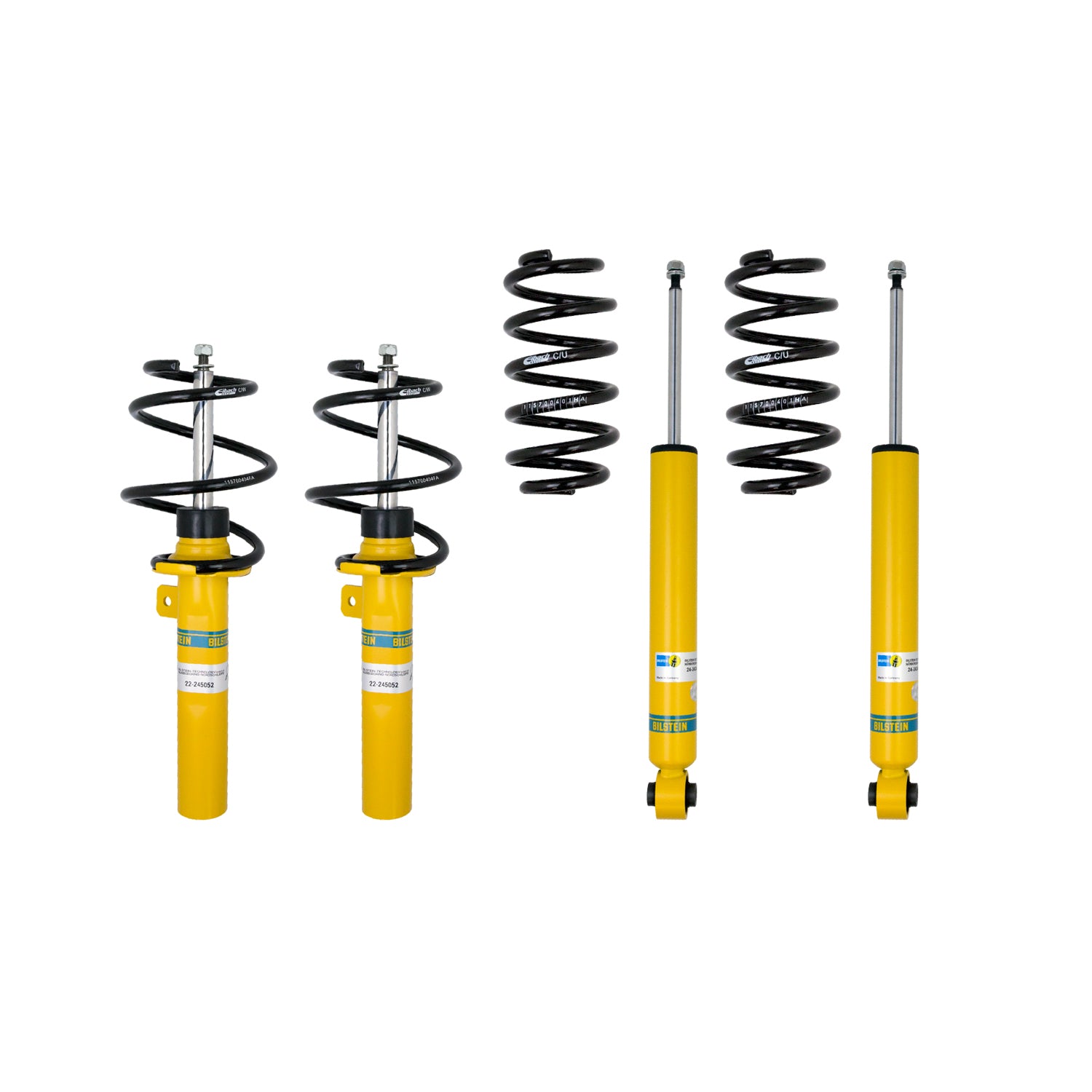 B12 Front and Rear Front and Rear Suspension Kit <br>16-17 Mini Cooper
