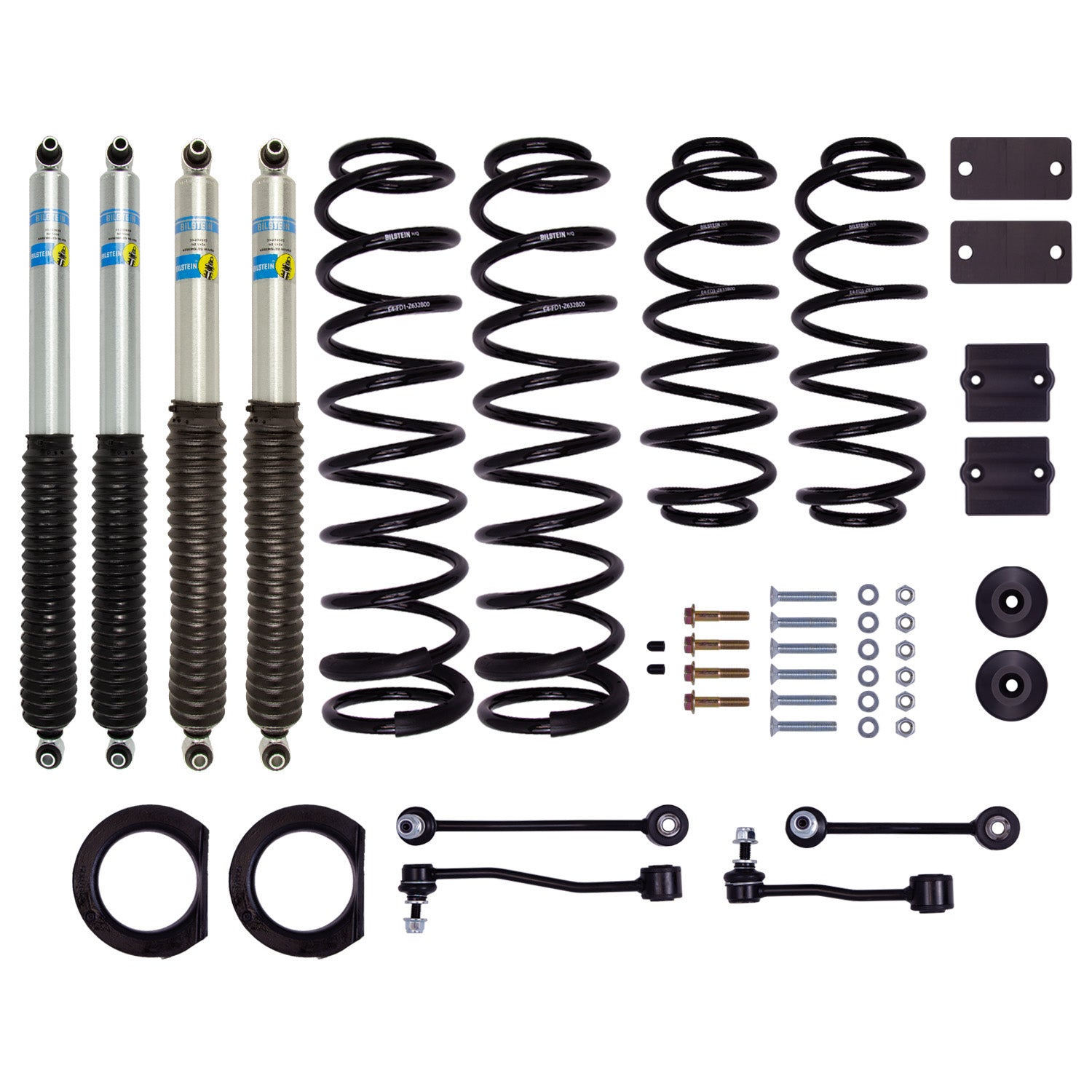 B8 5100 1.5in Suspension Lift Kit (With Winch) <br>18-23 Jeep Wrangler