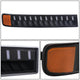 LED DRL Sequential Signal Bumper Lights <br> 03-23 Chevy/GMC Express Savana 1500 2500 3500