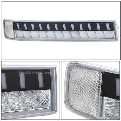 LED DRL Sequential Signal Bumper Lights <br> 03-23 Chevy/GMC Express Savana 1500 2500 3500