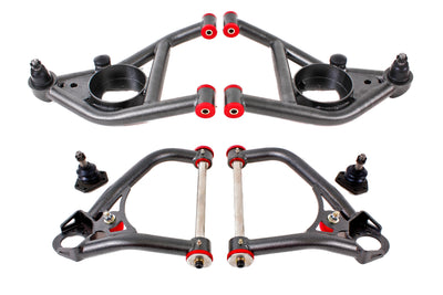 Upper & Lower Control Arms Kit <br> 67-74 Chevy Nova Camaro, Pontiac Firebird