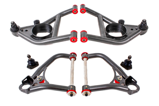 Upper & Lower Control Arms Kit <br> 67-74 Chevy Nova Camaro, Pontiac Firebird