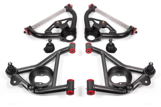 Upper & Lower Control Arms Kit <br> 78-87 Buick Regal Chevy Malibu Oldsmobile Cutlass