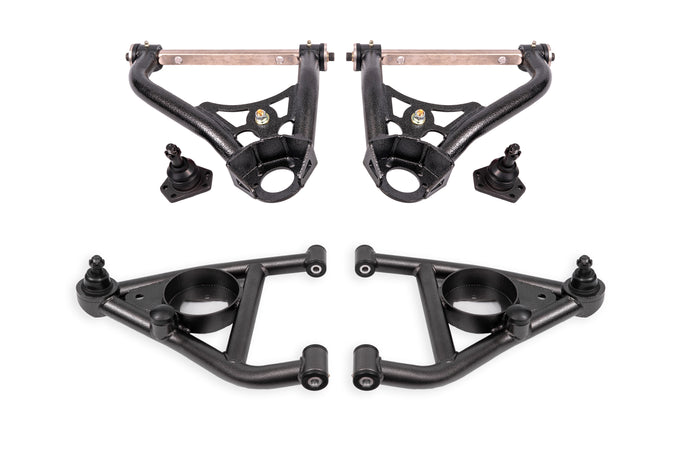 Upper & Lower Control Arms Kit <br> 67-74 Chevy Nova Camaro, Pontiac Firebird