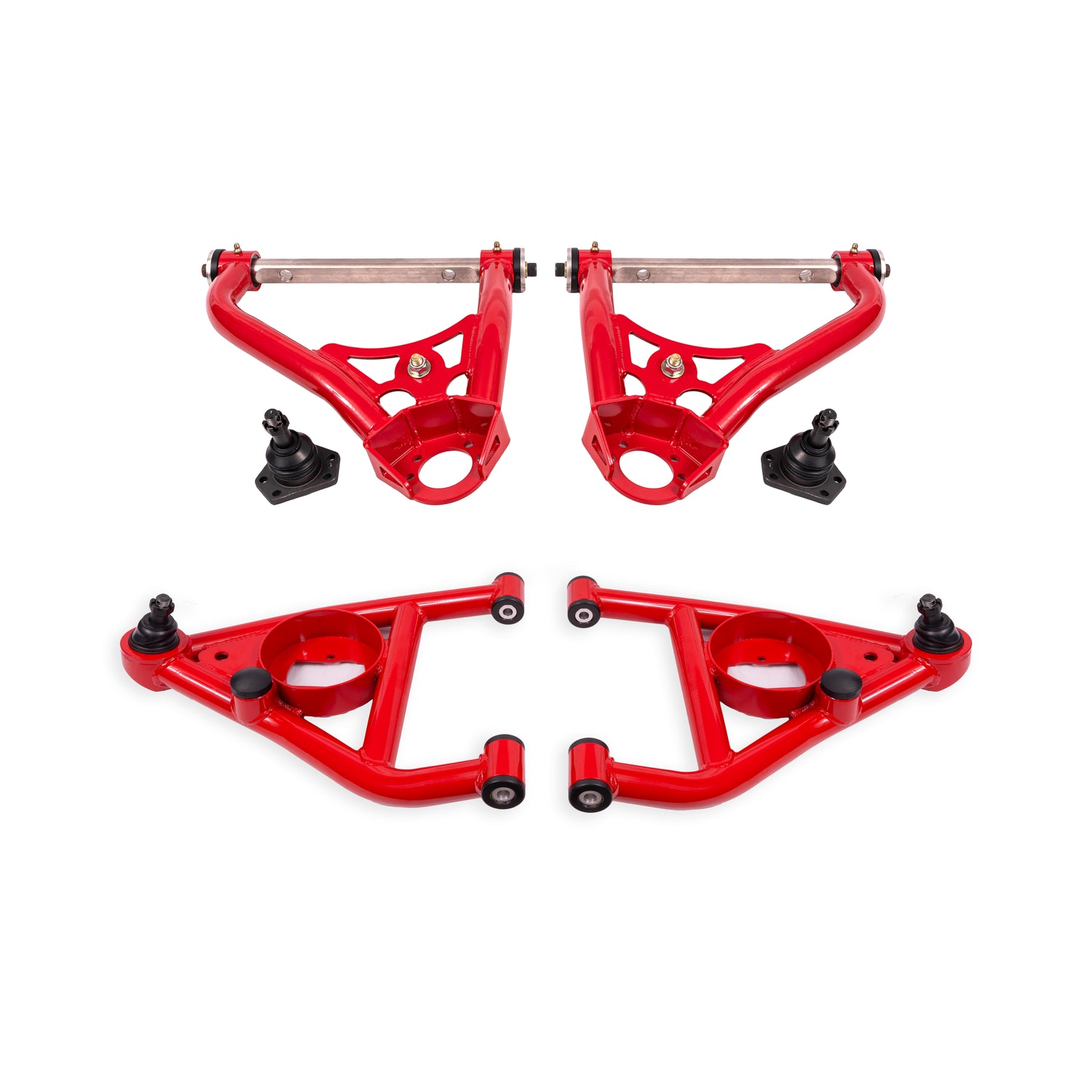 Upper & Lower Control Arms Kit <br> 67-74 Chevy Nova Camaro, Pontiac Firebird