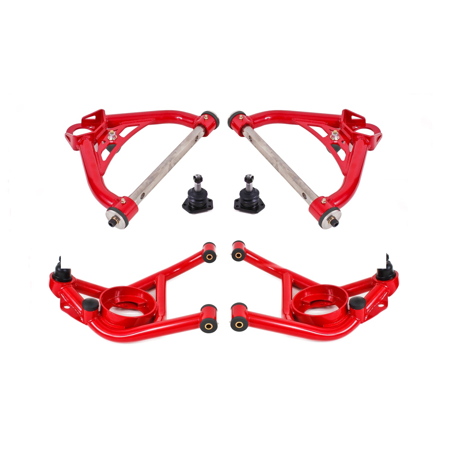 Upper & Lower Control Arms Kit <br> 70-81 Pontiac Firebird, Chevy Camaro Nova