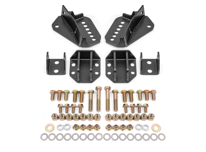 Rear Coilover Conversion Kit w/Adj.Shock Mount <br> 64-72 Chevelle / Cutlass / Skylark (GM A-Body)