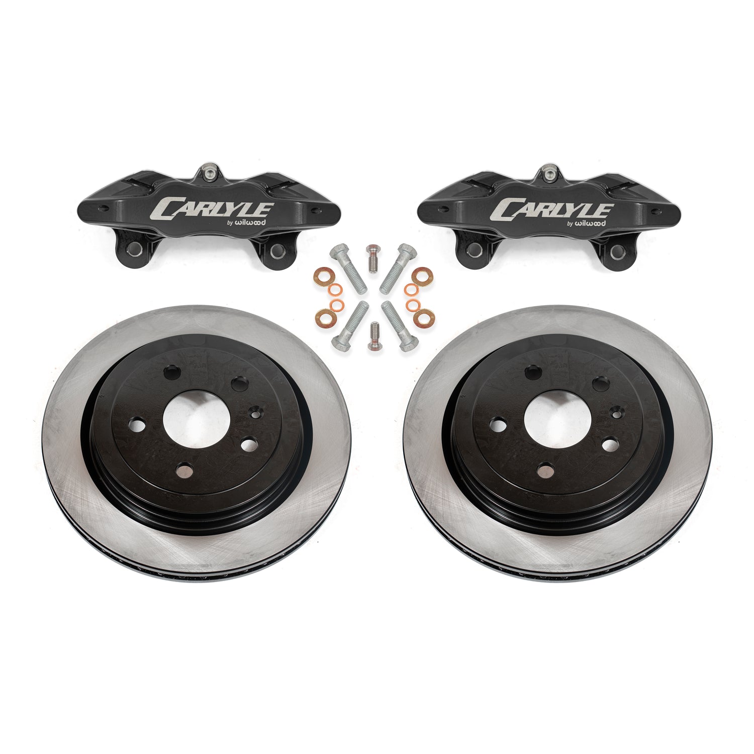 15in Conversion Brake Kit Solid Rotors Black Calipers <br> 97-13 Chevrolet Corvette