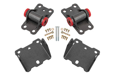 Upper & Lower Poly Motor Mount Kit <br> 78-87 Buick Regal Chevy Malibu Oldsmobile Cutlass