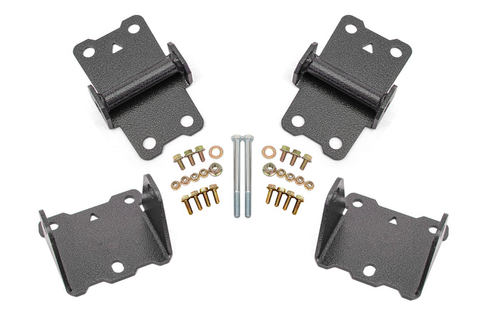 Upper & Lower Poly Motor Mount Kit <br> 78-87 Buick Regal Chevy Malibu Oldsmobile Cutlass