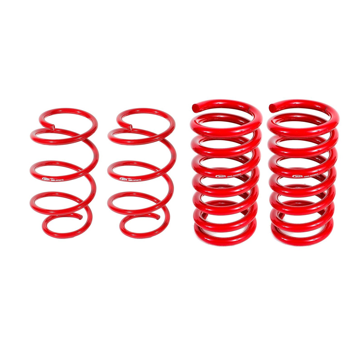 Set Of 4 Drag Version Lowering Springs <br> 15-24 Ford Mustang
