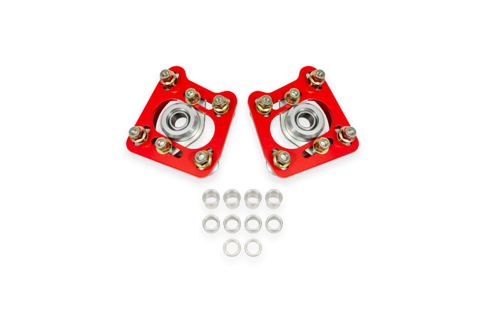 Steel Caster Camber Plates <br> 94-04 Ford Mustang