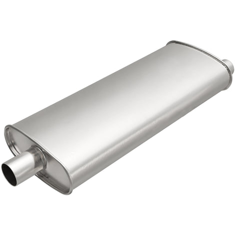 Oval 5x11x27 inch Muffler <br> 05-10 Jeep Grand Cherokee, 02-05 Chevy Trailblazer