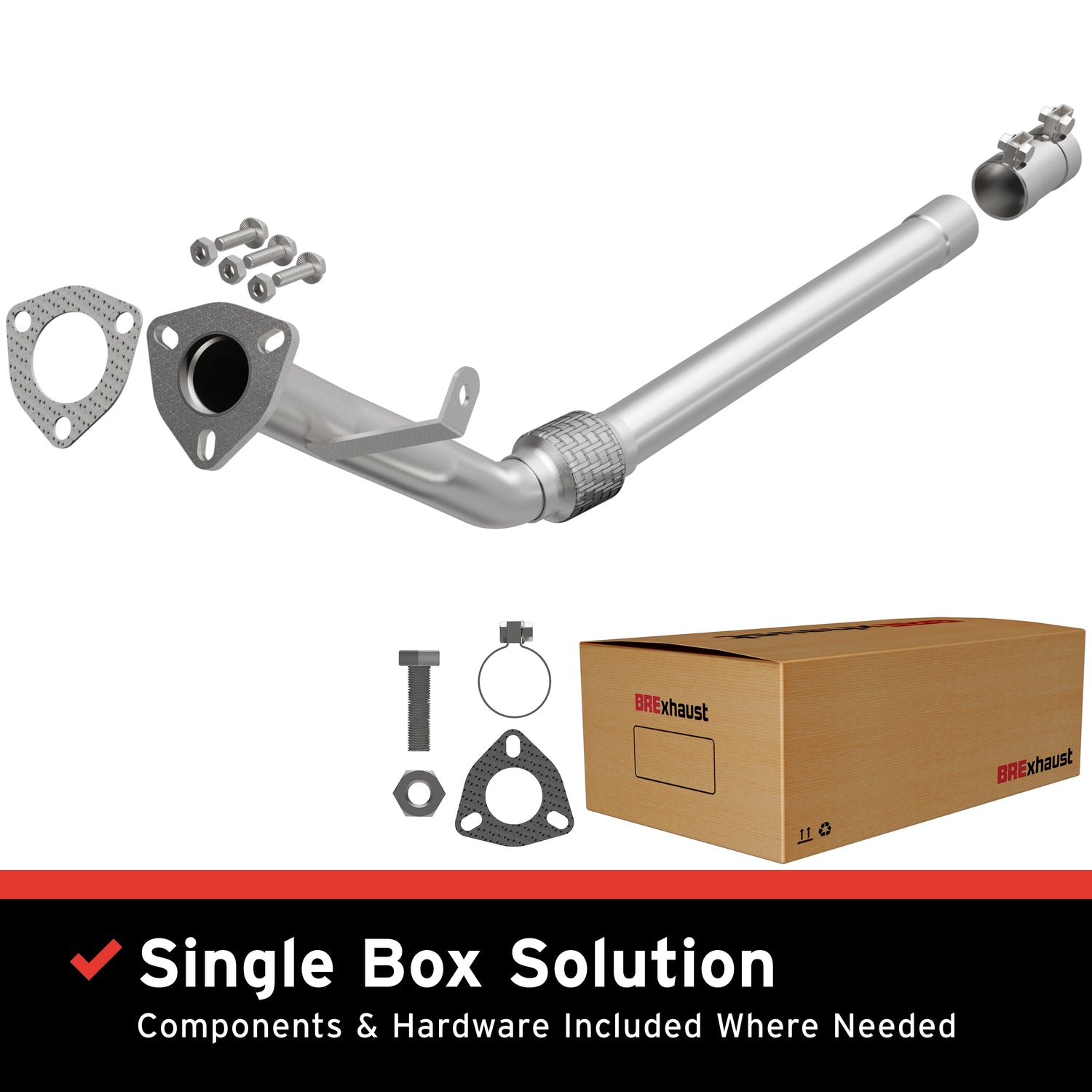 Front Pipe Kit <br> 05-08 A4 Quattro 2.0L