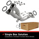Front Pipe Kit <br> 95-00 Toyota Tacoma 2.7L