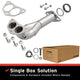 Front Pipe Kit <br> 04-12 Galant, Eclipse 2.4L