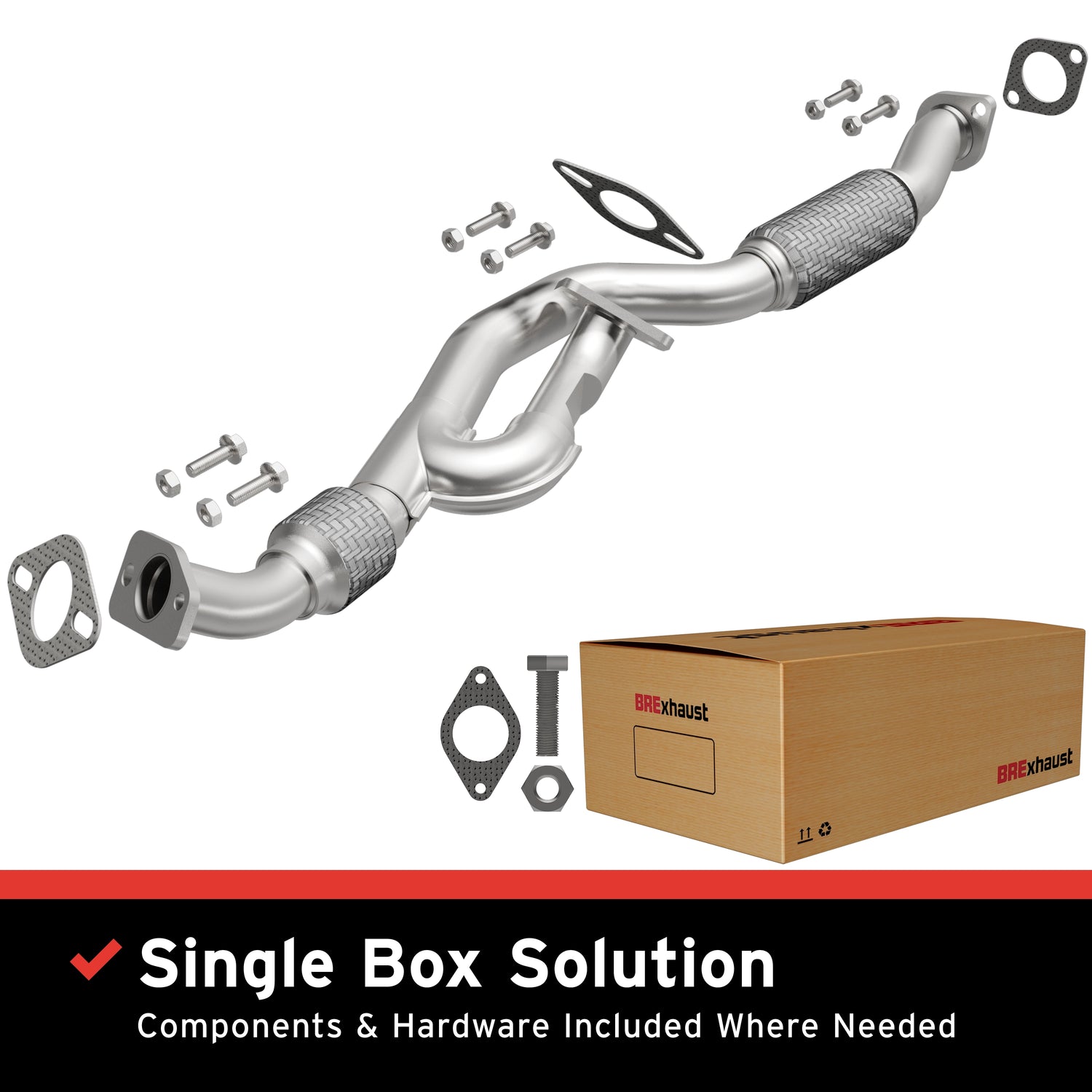 Front Pipe Kit <br> 05-08 Tucson, Sportage 2.7L