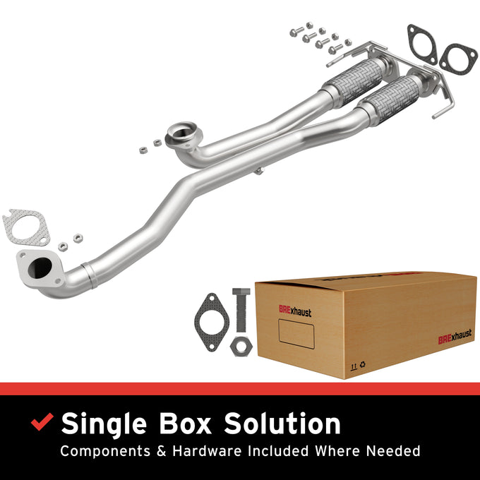 Direct-Fit Front Pipe Kit <br> 11-15 Ford Edge, Lincoln MKX