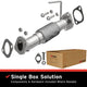 Direct-Fit Front Pipe Kit <br> Hyundai Accent, Kia Rio