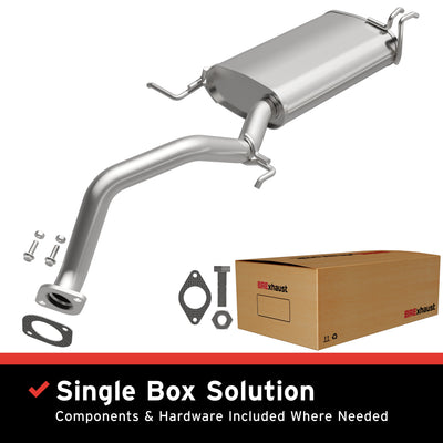 Exhaust Direct-Fit Muffler Kit<br> 10-13 Kia Sorento,Hyundai Santa Fe 2.4L